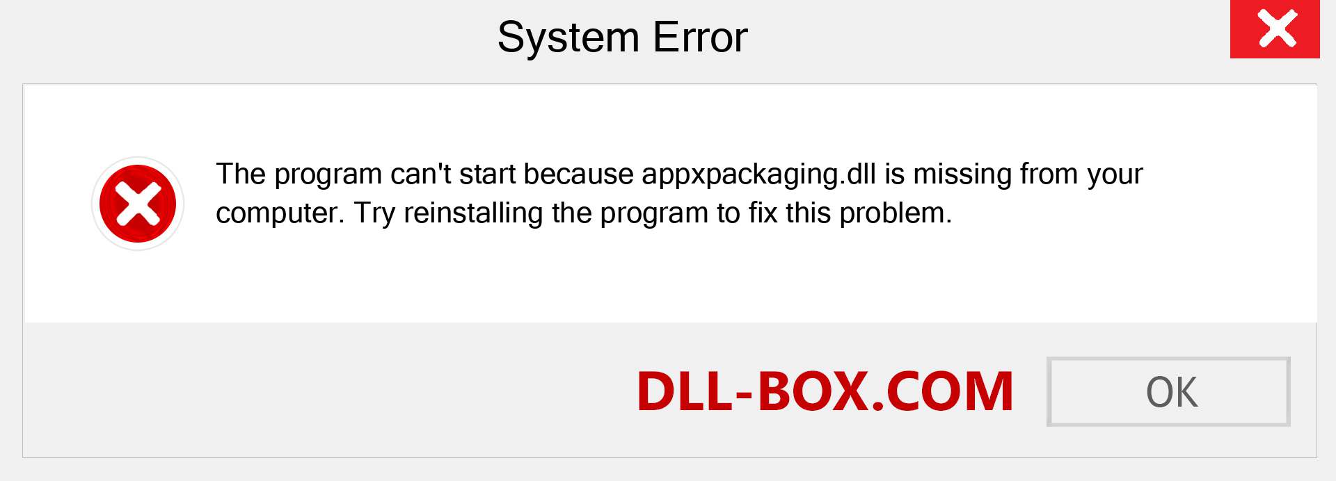  appxpackaging.dll file is missing?. Download for Windows 7, 8, 10 - Fix  appxpackaging dll Missing Error on Windows, photos, images
